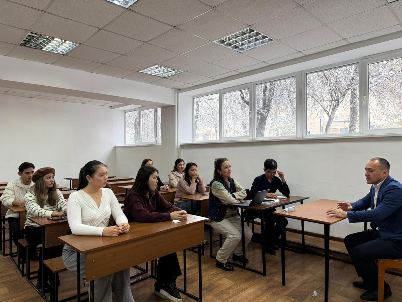 “Кеңес беру және оңалту” орталығының маманы, исламтанушы, дінтанушы Қуаныш Тоқсанбайұлы Әбішевпен кездесу